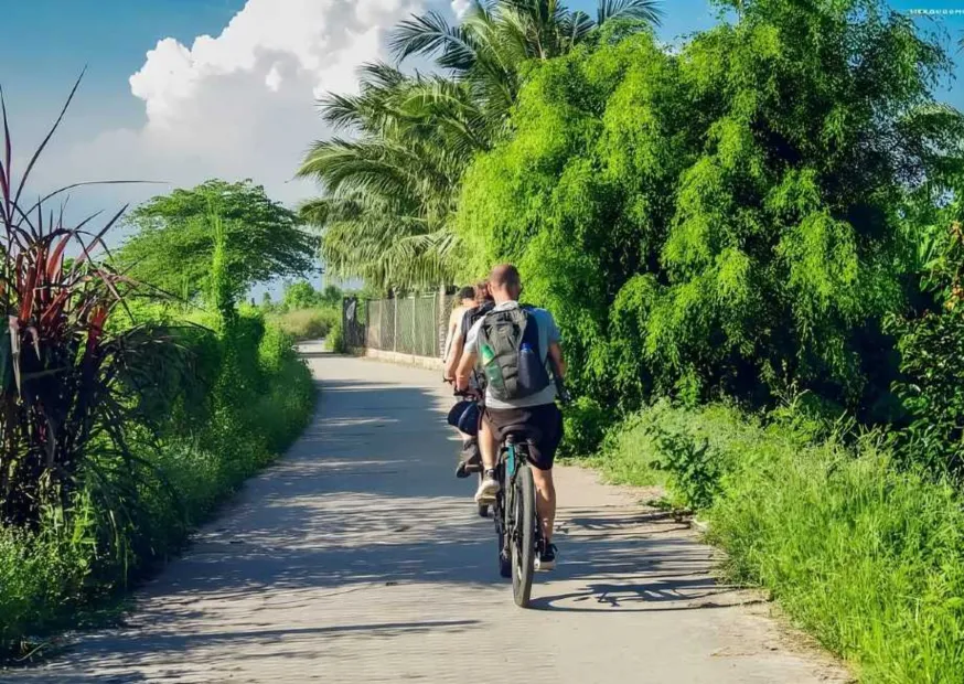 Cycling in Mekong Delta